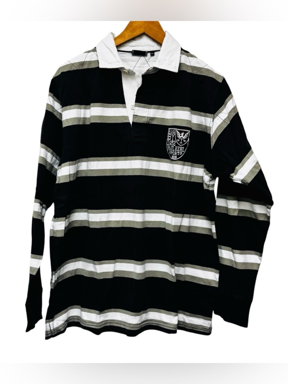 Paul Kehl Stripe Long Sleeve Rugby Shirt